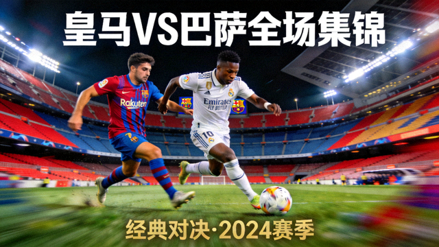 皇马对阵巴萨全场集锦视频封面图
